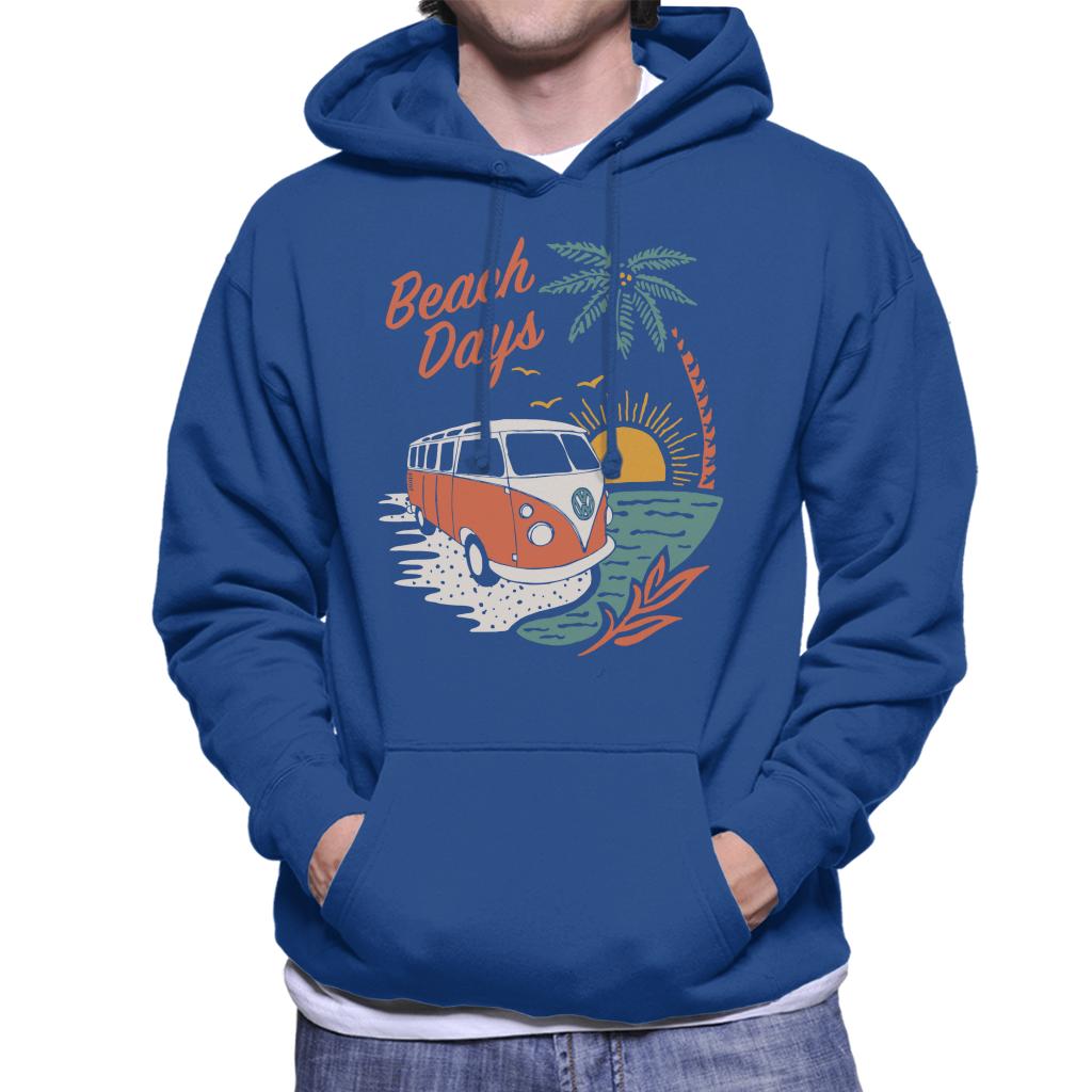 Volkswagen T1 Camper Beach Days Men's Hooded Sweatshirt-ALL + EVERY