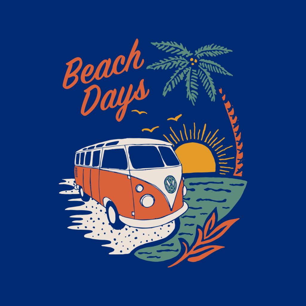 Volkswagen T1 Camper Beach Days Men's Hooded Sweatshirt-ALL + EVERY