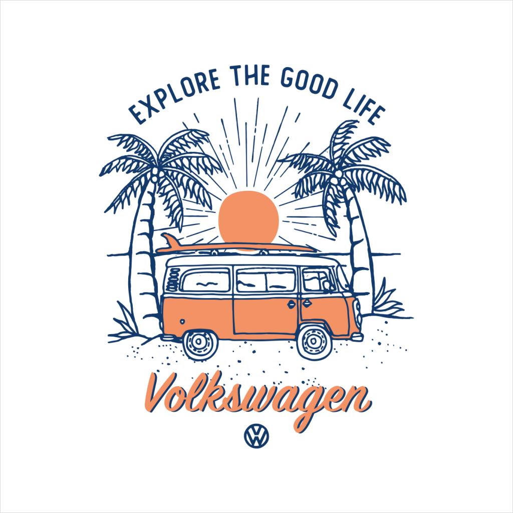 Volkswagen Camper Explore The Good Life Men's Hooded Sweatshirt-ALL + EVERY