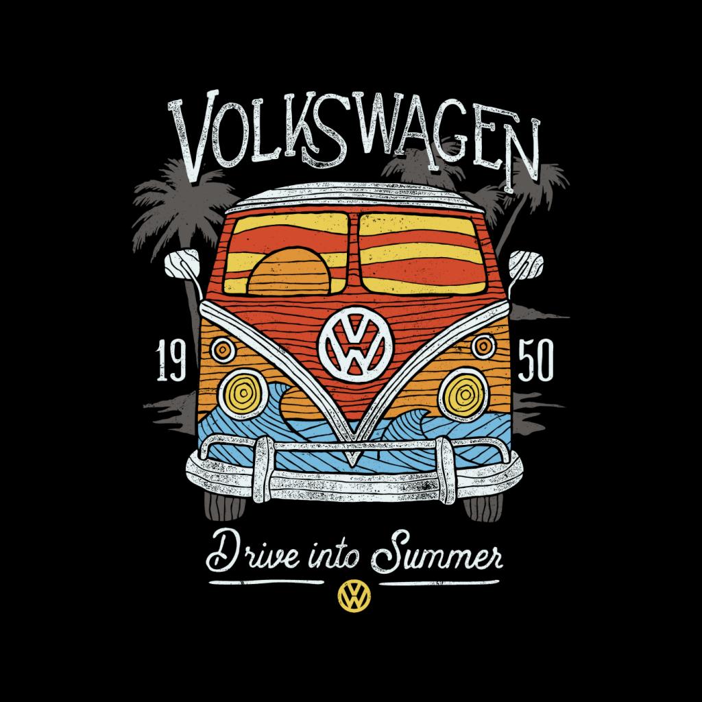 Volkswagen Beach Sunset Art Camper Women's Hooded Sweatshirt-ALL + EVERY