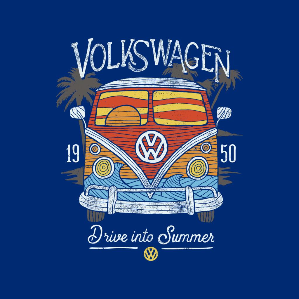 Volkswagen Beach Sunset Art Camper Men's Hooded Sweatshirt-ALL + EVERY