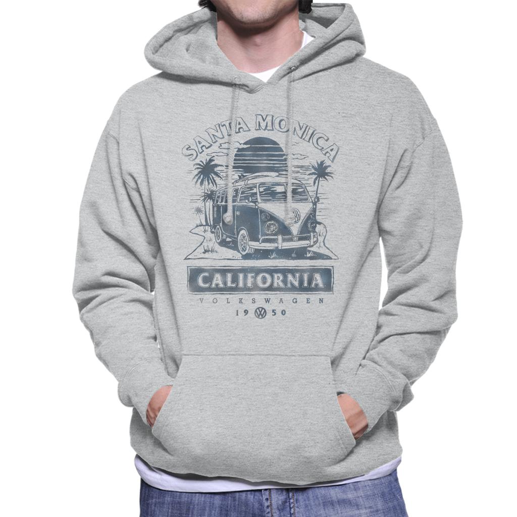 Volkswagen Santa Monica Sunset Camper Men's Hooded Sweatshirt-ALL + EVERY