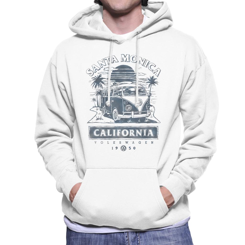 Volkswagen Santa Monica Sunset Camper Men's Hooded Sweatshirt-ALL + EVERY