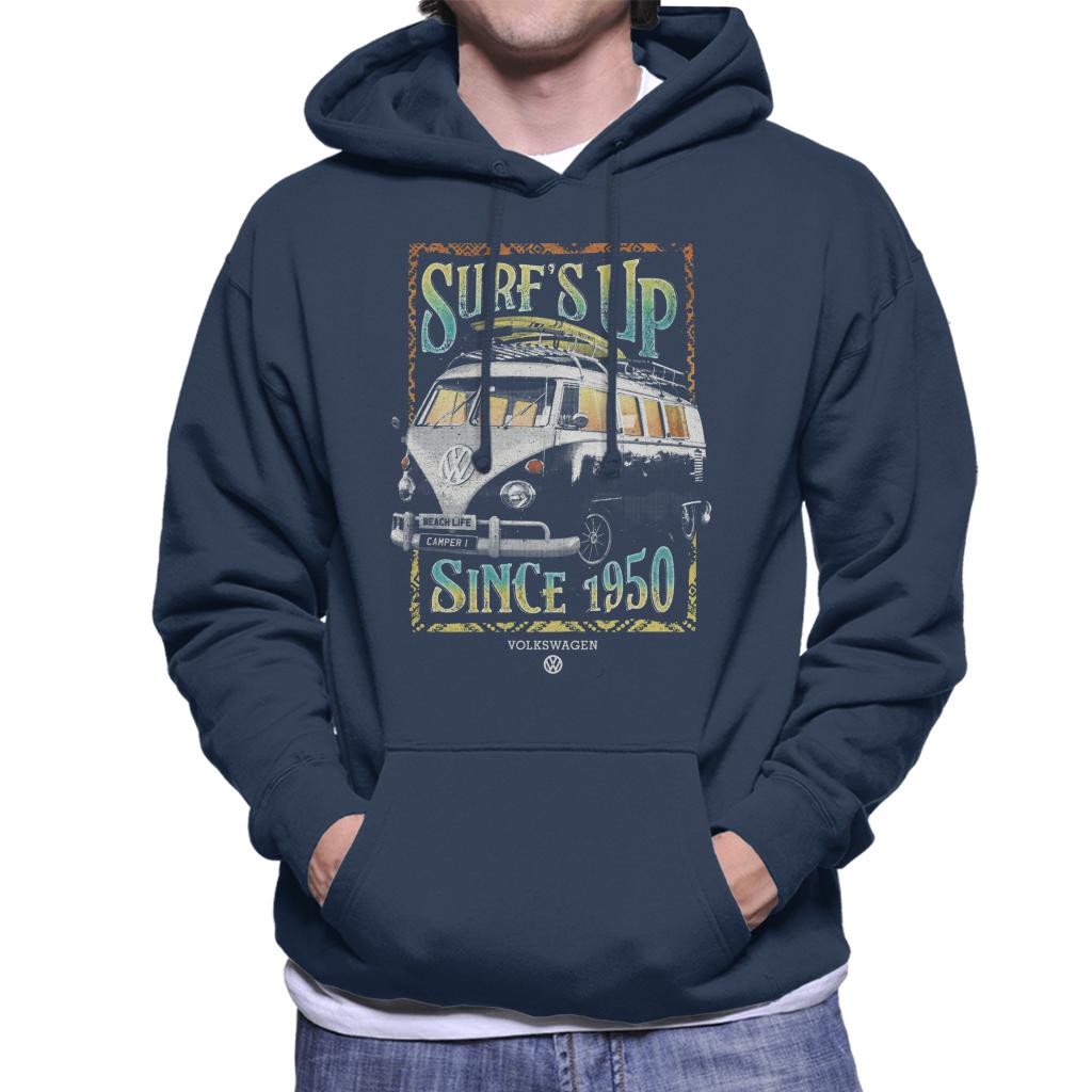 Volkswagen Surfs Up T1 Camper Men's Hooded Sweatshirt-ALL + EVERY