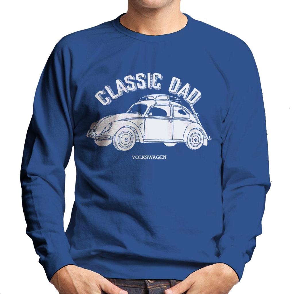 Volkswagen Beetle Sketch Classic Dad Men's Sweatshirt-ALL + EVERY