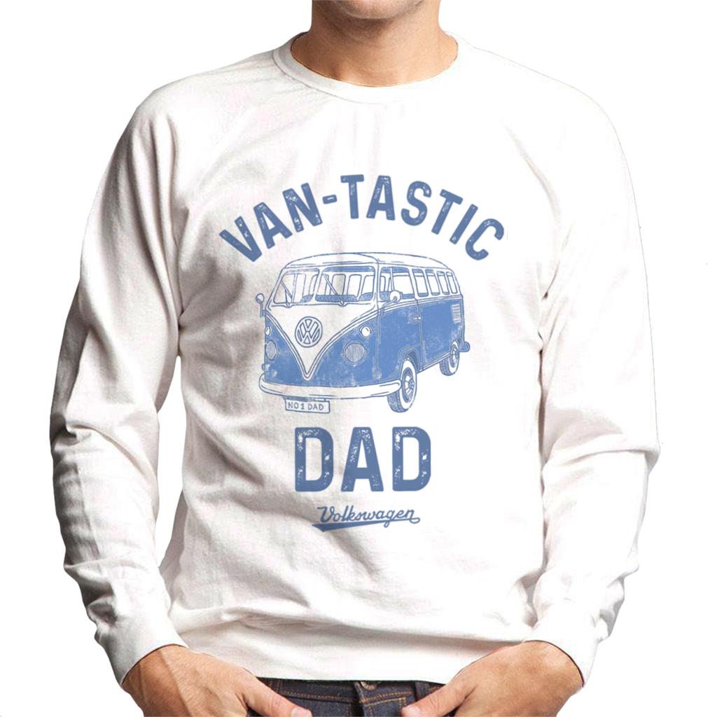 Volkswagen Camper Van Tastic Dad Men's Sweatshirt-ALL + EVERY