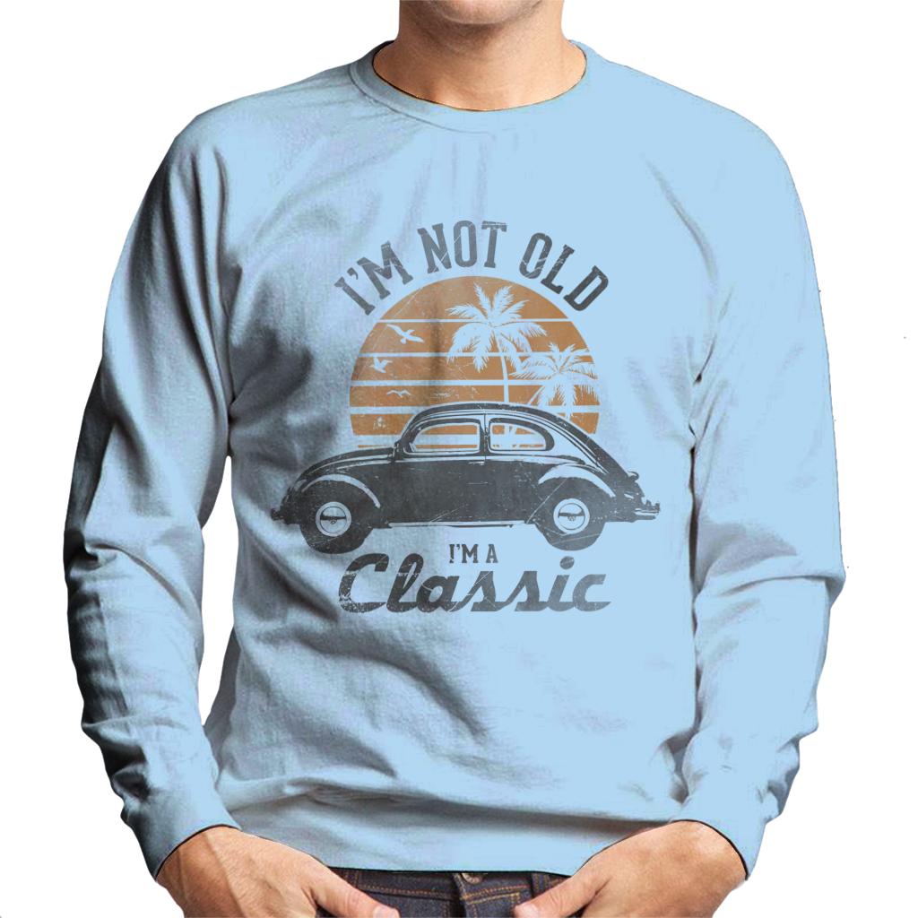 Volkswagen Sunset Beetle Im A Classic Men's Sweatshirt-ALL + EVERY