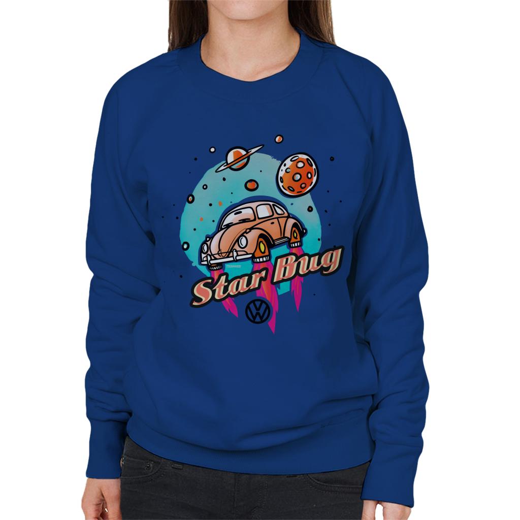 Volkswagen Star Bug Cartoon Beetle Women's Sweatshirt-ALL + EVERY