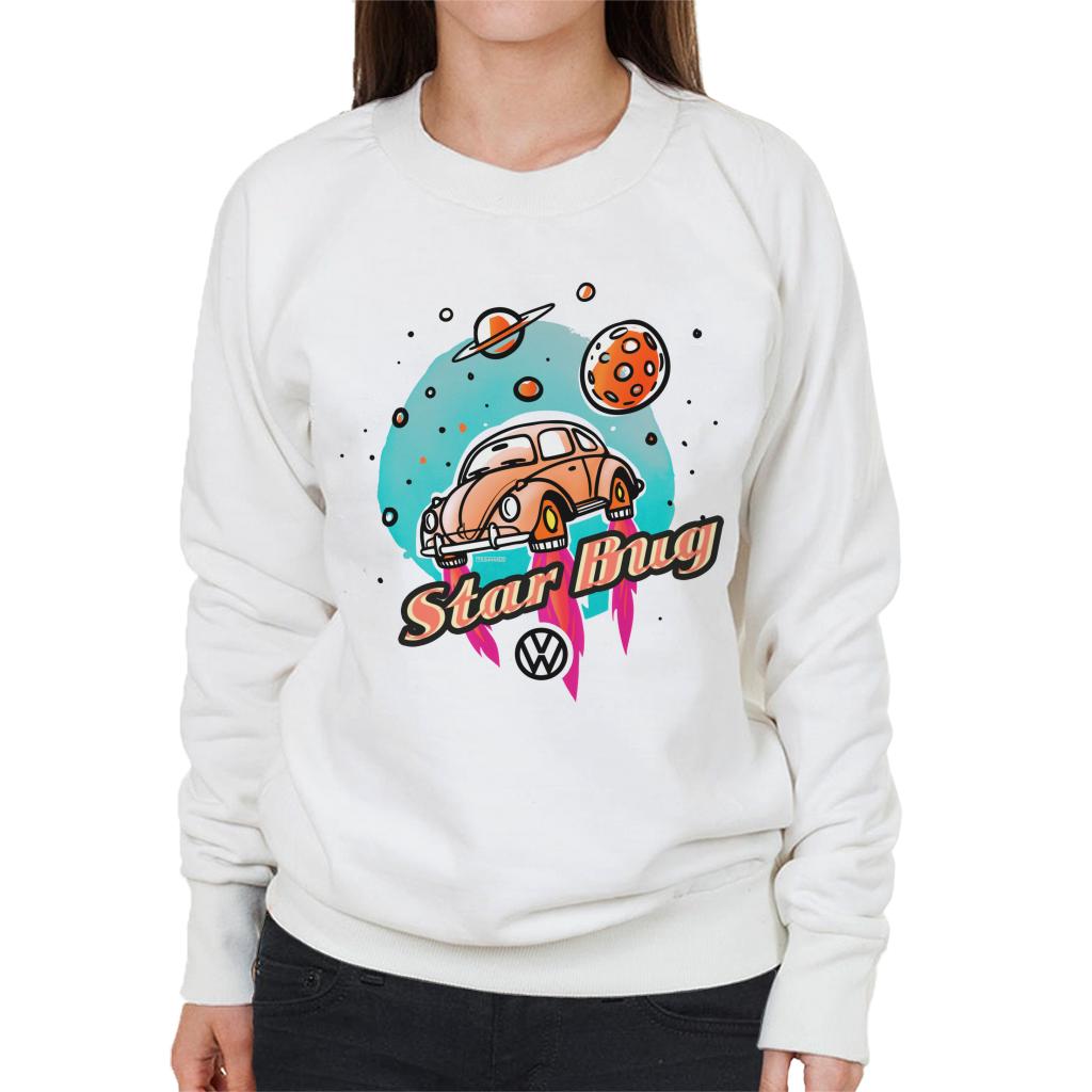 Volkswagen Star Bug Cartoon Beetle Women's Sweatshirt-ALL + EVERY