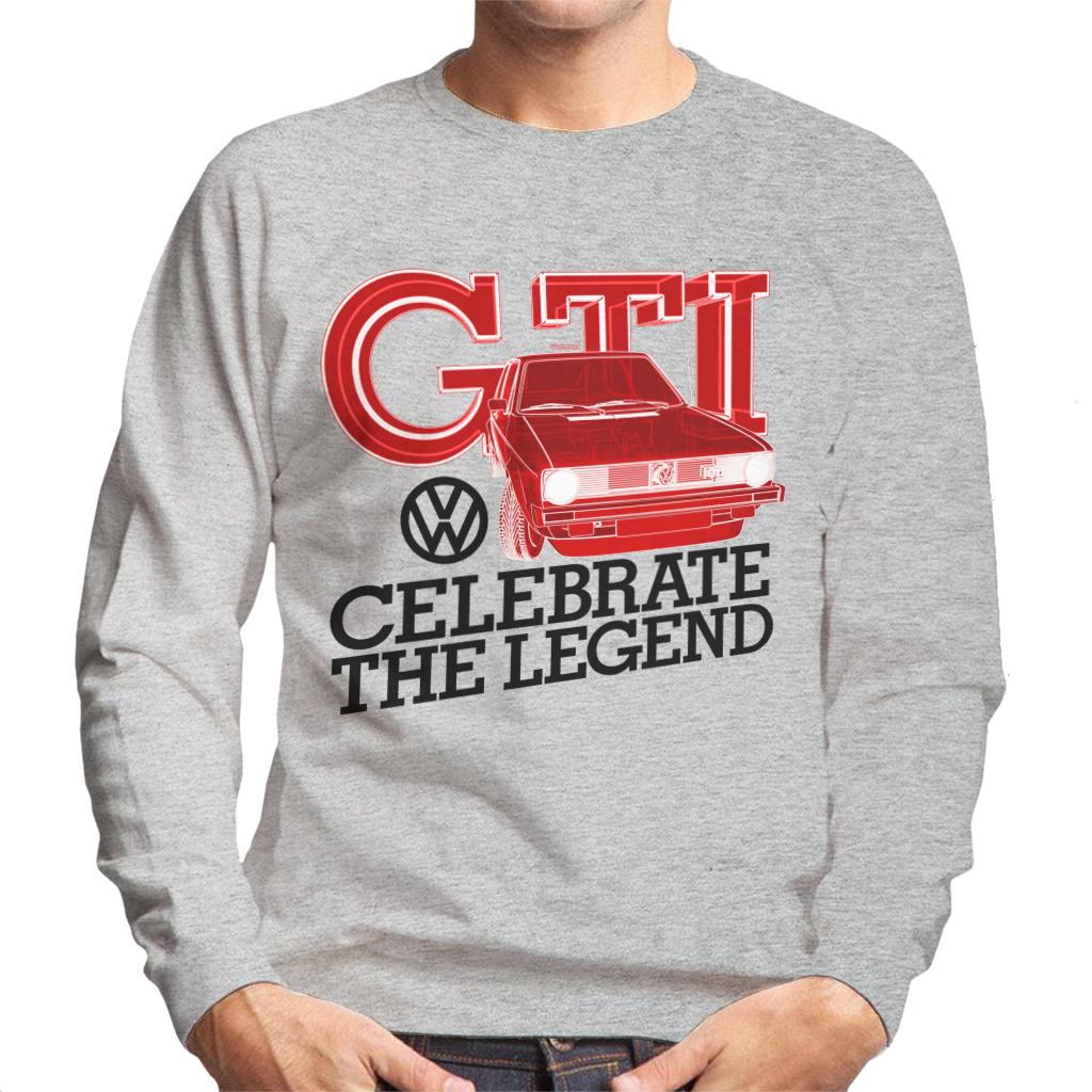 Volkswagen Celebrate Golf GTI Men's Sweatshirt-ALL + EVERY