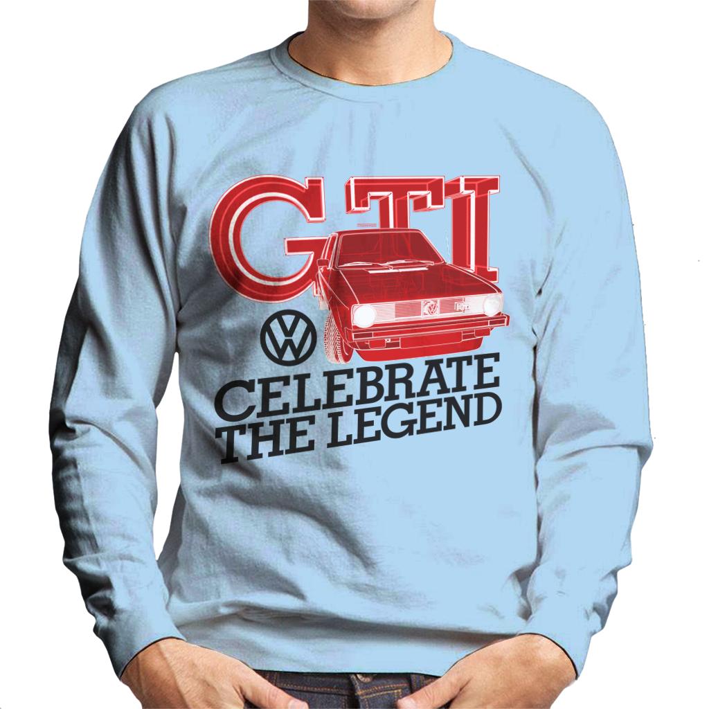 Volkswagen Celebrate Golf GTI Men's Sweatshirt-ALL + EVERY