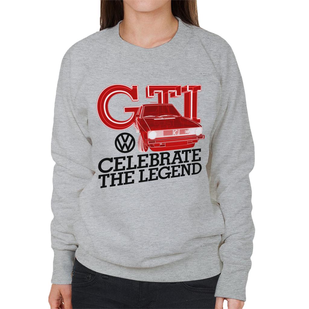 Volkswagen Celebrate Golf GTI Women's Sweatshirt-ALL + EVERY