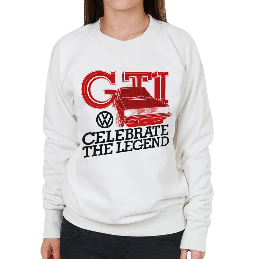 Volkswagen Celebrate Golf GTI Women's Sweatshirt-ALL + EVERY