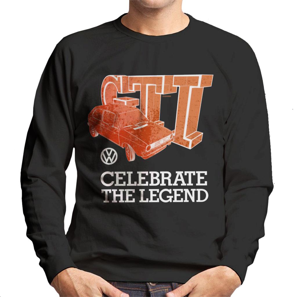 Volkswagen Celebrate The Legend Retro Golf GTI Men's Sweatshirt-ALL + EVERY