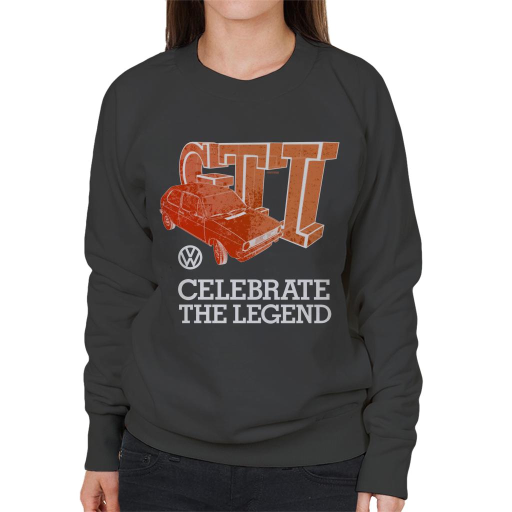 Volkswagen Celebrate The Legend Retro Golf GTI Women's Sweatshirt-ALL + EVERY