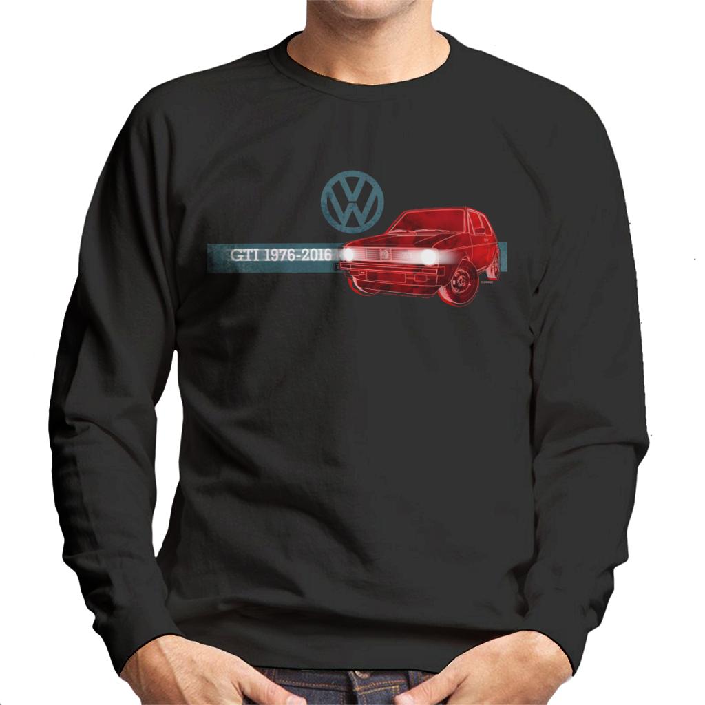 Volkswagen Golf GTI 1976 To 2016 Men's Sweatshirt-ALL + EVERY