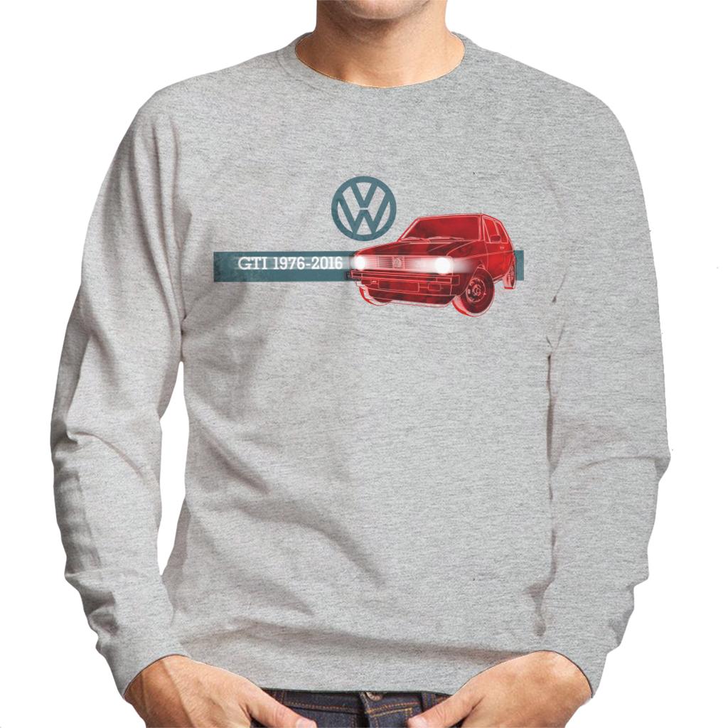 Volkswagen Golf GTI 1976 To 2016 Men's Sweatshirt-ALL + EVERY