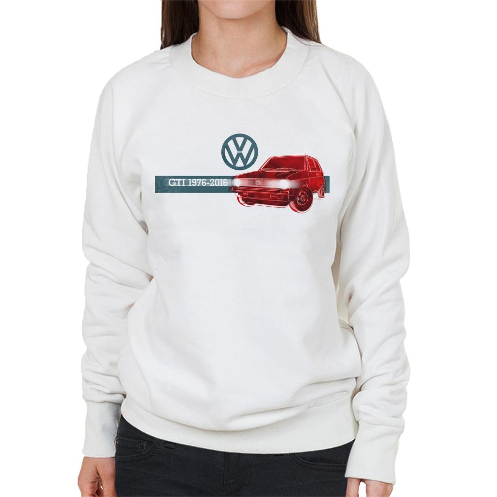 Volkswagen Golf GTI 1976 To 2016 Women's Sweatshirt-ALL + EVERY