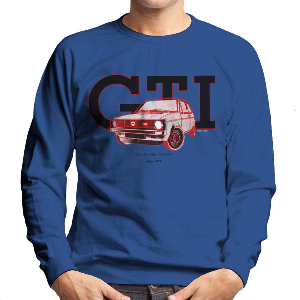 Volkswagen Retro Golf GTI Since 1976 Men's Sweatshirt-ALL + EVERY