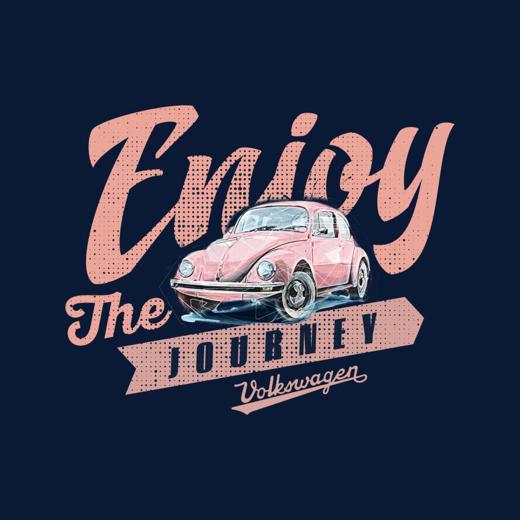 Volkswagen Pink Enjoy The Journey Beetle Men's Sweatshirt-ALL + EVERY