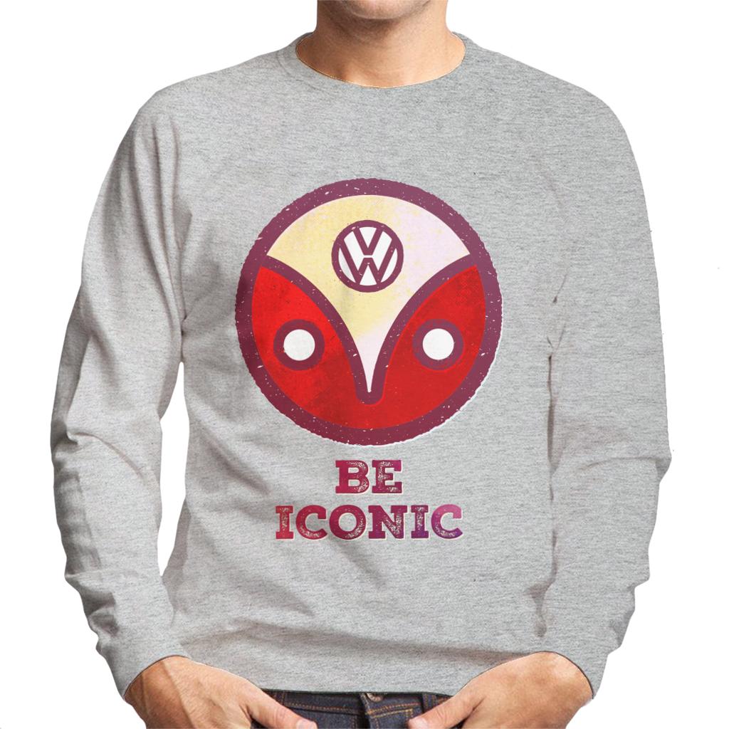 Volkswagen Be Iconic Camper Badge Men's Sweatshirt-ALL + EVERY