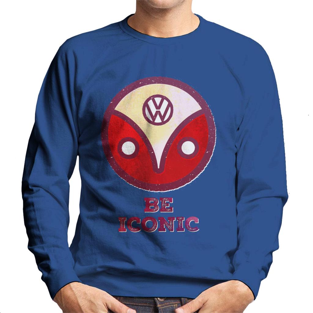 Volkswagen Be Iconic Camper Badge Men's Sweatshirt-ALL + EVERY