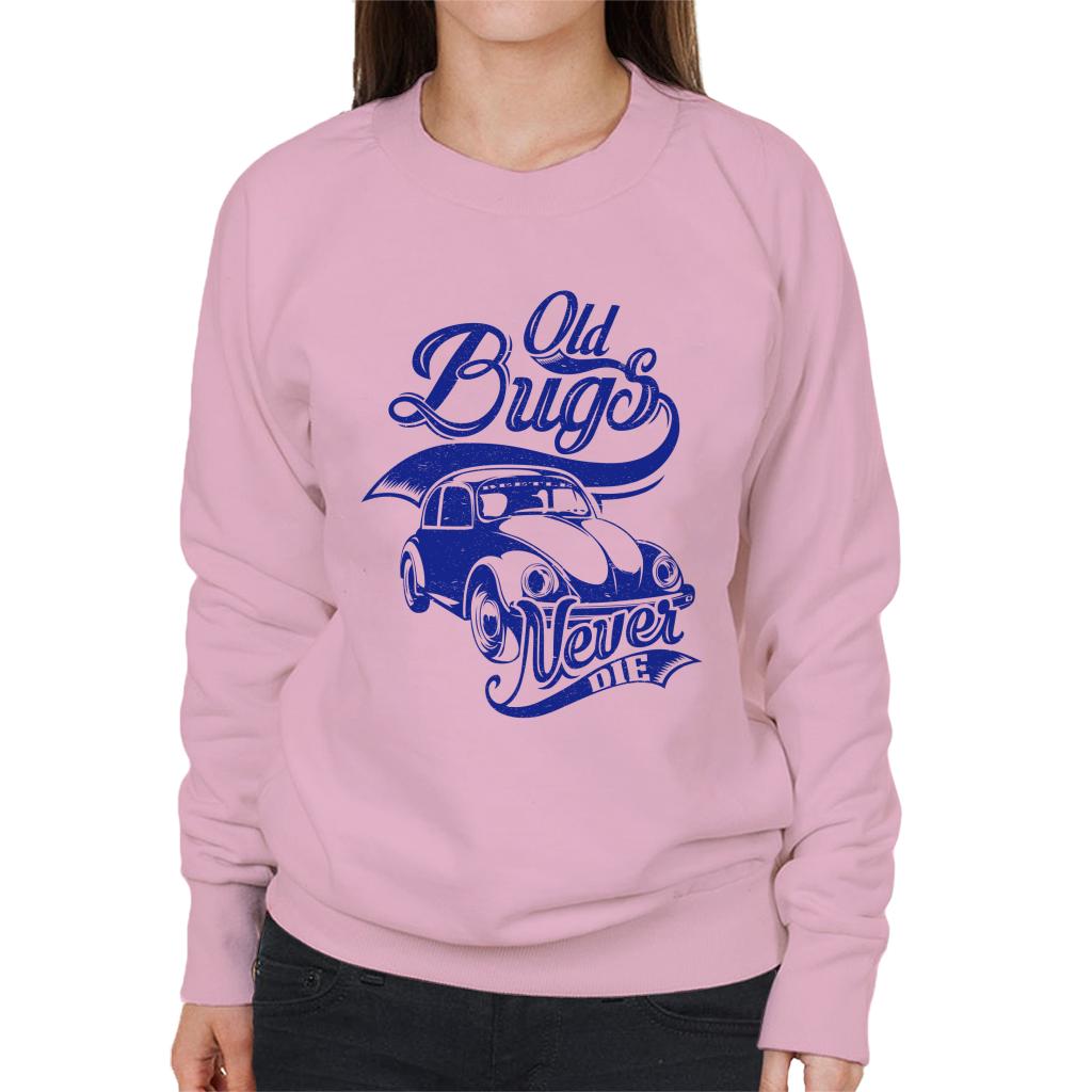 Volkswagen Retro Beetle Old Bugs Never Die Women's Sweatshirt-ALL + EVERY