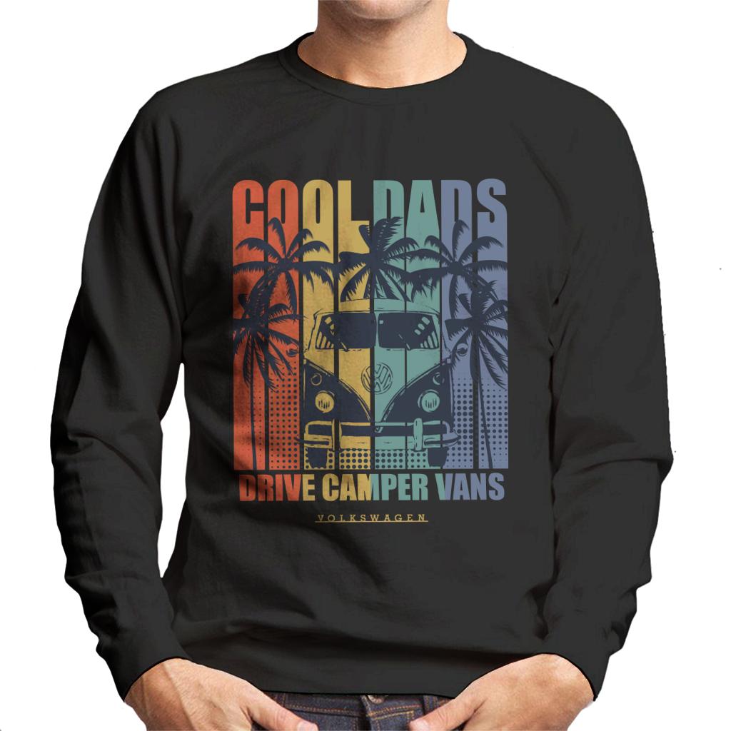 Volkswagen Retro Cool Dads Drive Campervans Men's Sweatshirt-ALL + EVERY