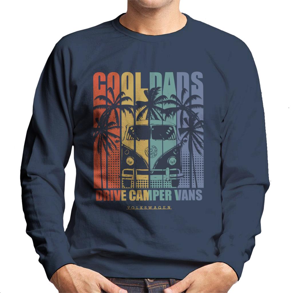 Volkswagen Retro Cool Dads Drive Campervans Men's Sweatshirt-ALL + EVERY