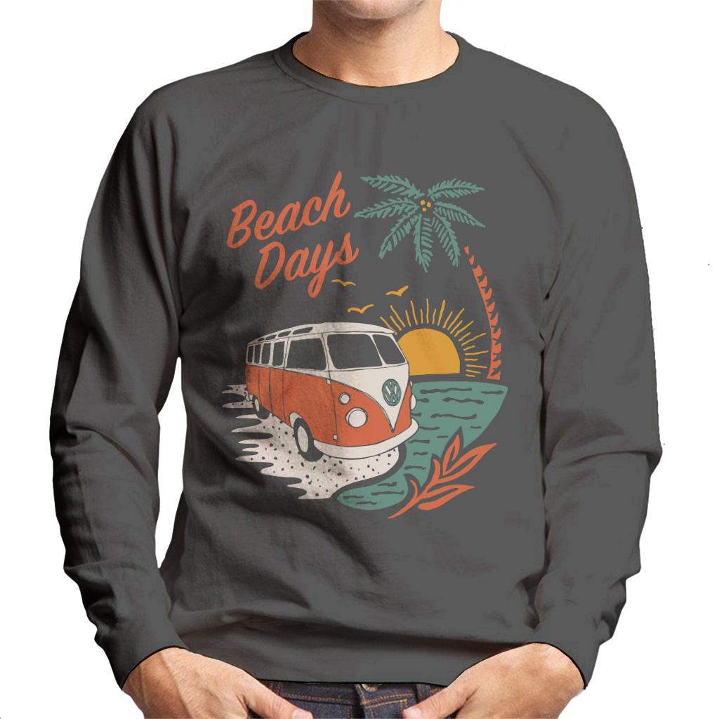 Volkswagen Beach Days T1 Camper Men's Sweatshirt-ALL + EVERY