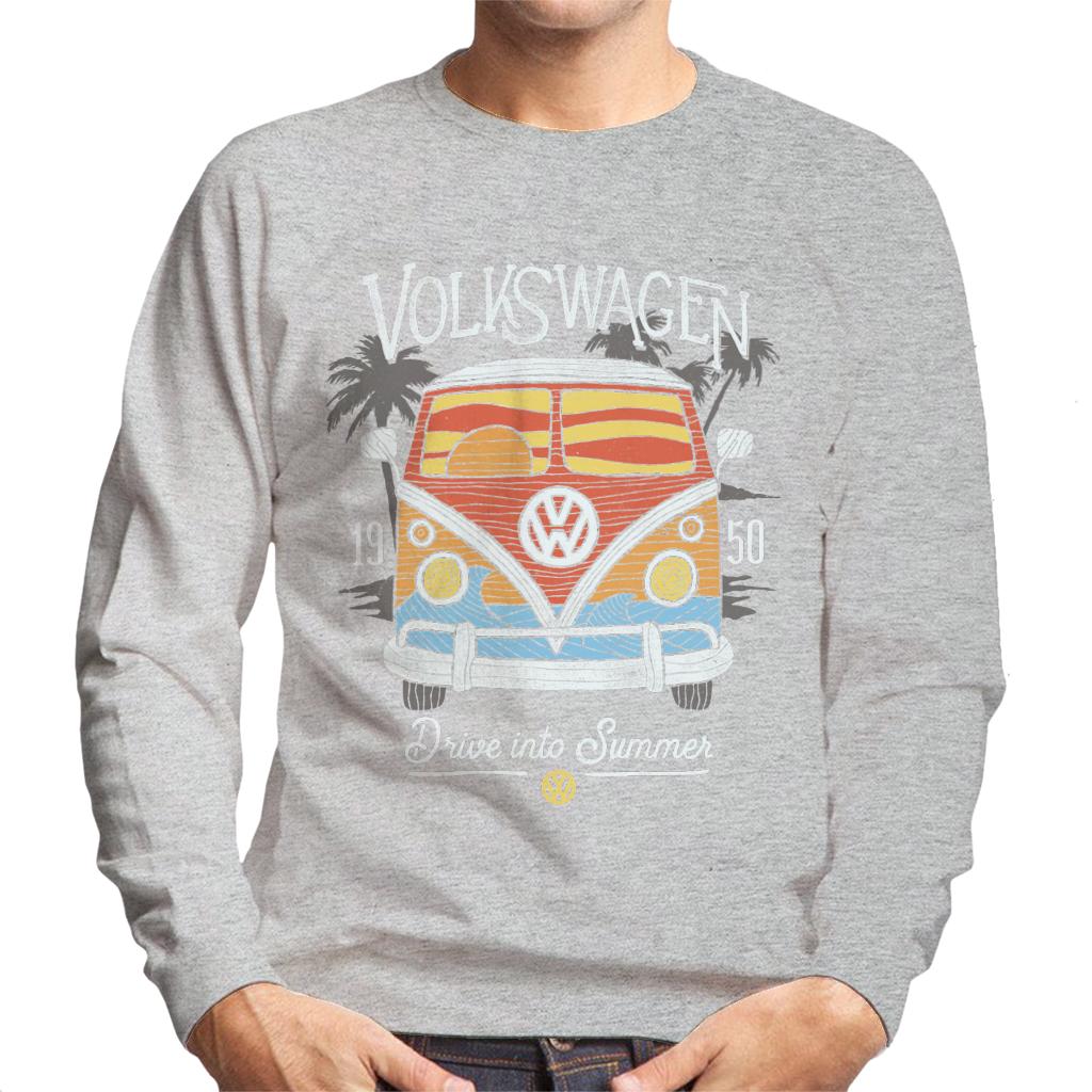 Volkswagen Drive Into Summer T1 Camper Men's Sweatshirt-ALL + EVERY