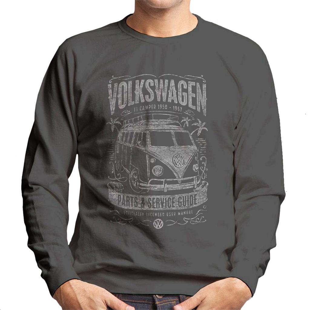 Volkswagen Parts And Service Guide Camper Men's Sweatshirt-ALL + EVERY