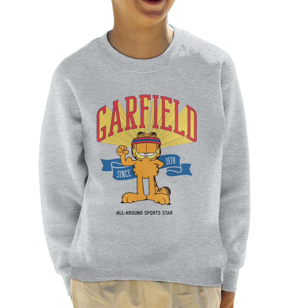 Garfield All Around Sports Star Kid's Sweatshirt-ALL + EVERY