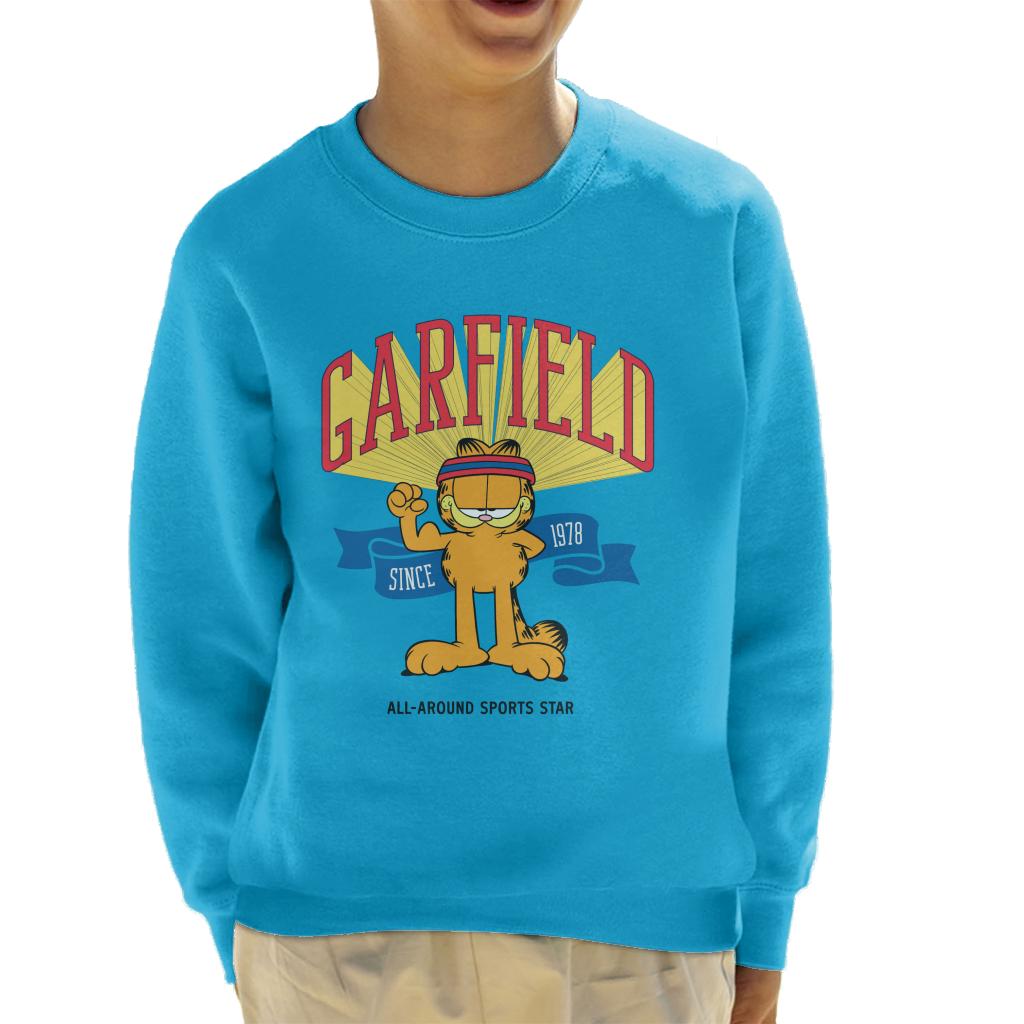 Garfield All Around Sports Star Kid's Sweatshirt-ALL + EVERY