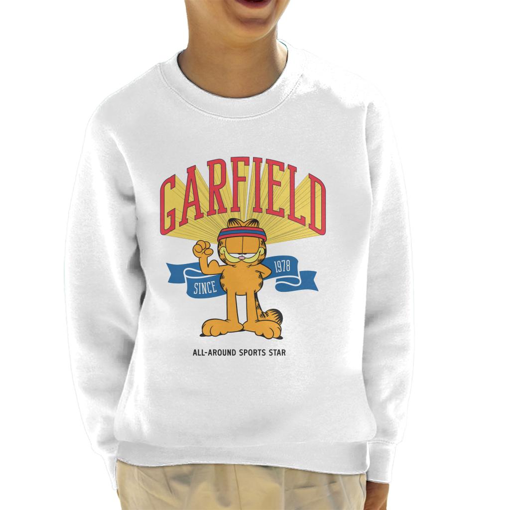 Garfield All Around Sports Star Kid's Sweatshirt-ALL + EVERY