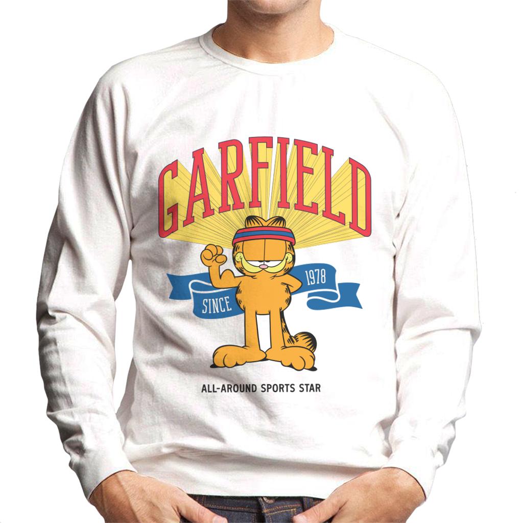 Garfield All Around Sports Star Men's Sweatshirt-ALL + EVERY