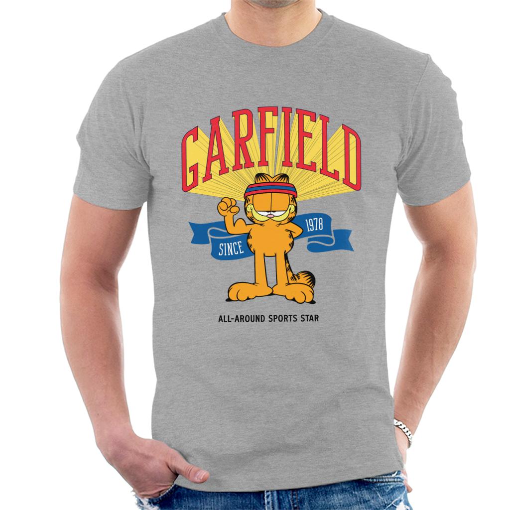 Garfield All Around Sports Star Men's T-Shirt-ALL + EVERY