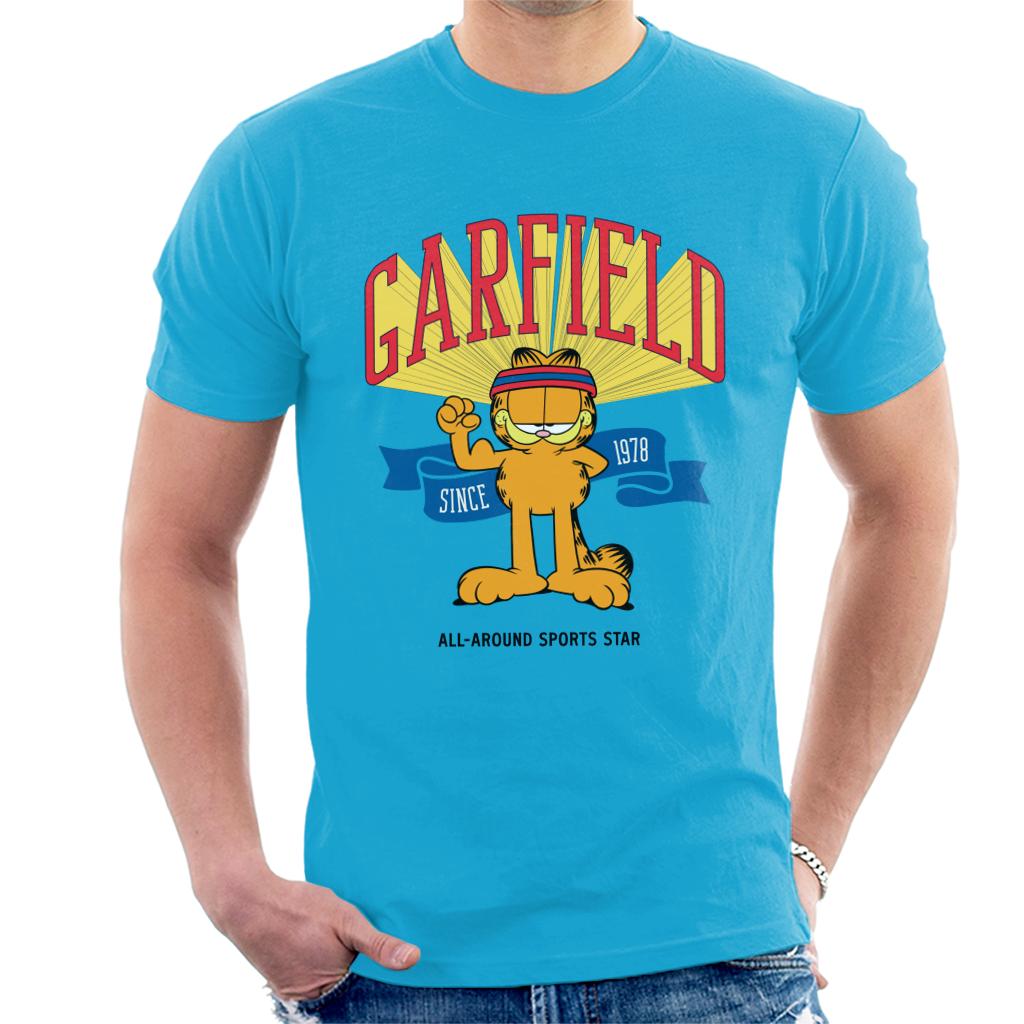 Garfield All Around Sports Star Men's T-Shirt-ALL + EVERY