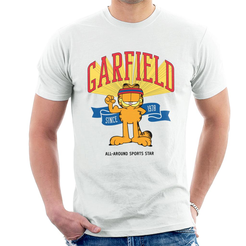 Garfield All Around Sports Star Men's T-Shirt-ALL + EVERY