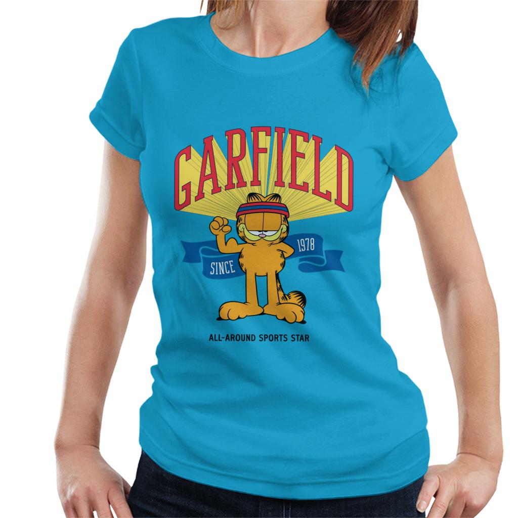 Garfield All Around Sports Star Women's T-Shirt-ALL + EVERY