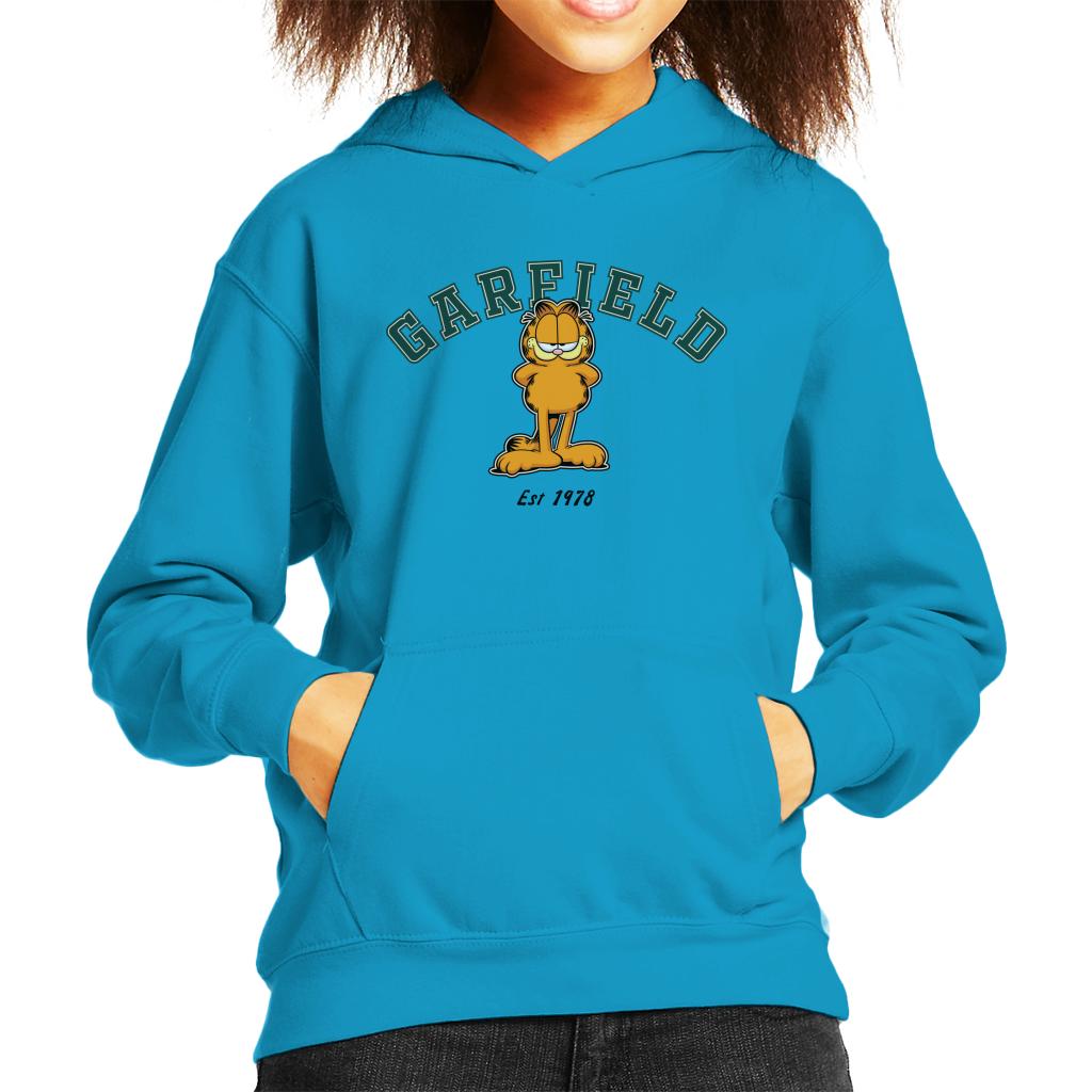 Garfield Varsity Sports Est 1978 Kid's Hooded Sweatshirt-ALL + EVERY