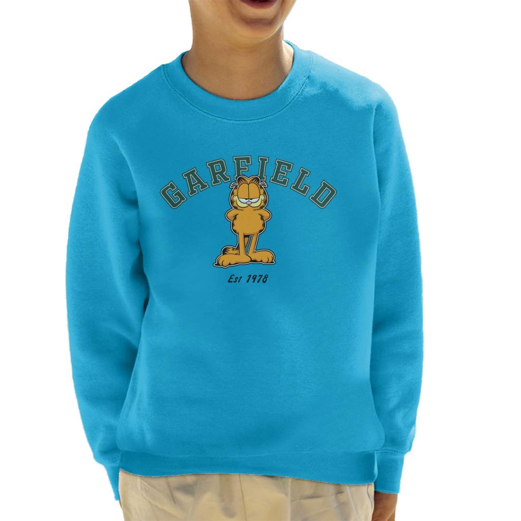 Garfield Varsity Sports Est 1978 Kid's Sweatshirt-ALL + EVERY