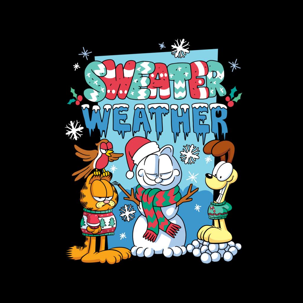 Garfield Christmas Sweater Weather Women's T-Shirt-ALL + EVERY