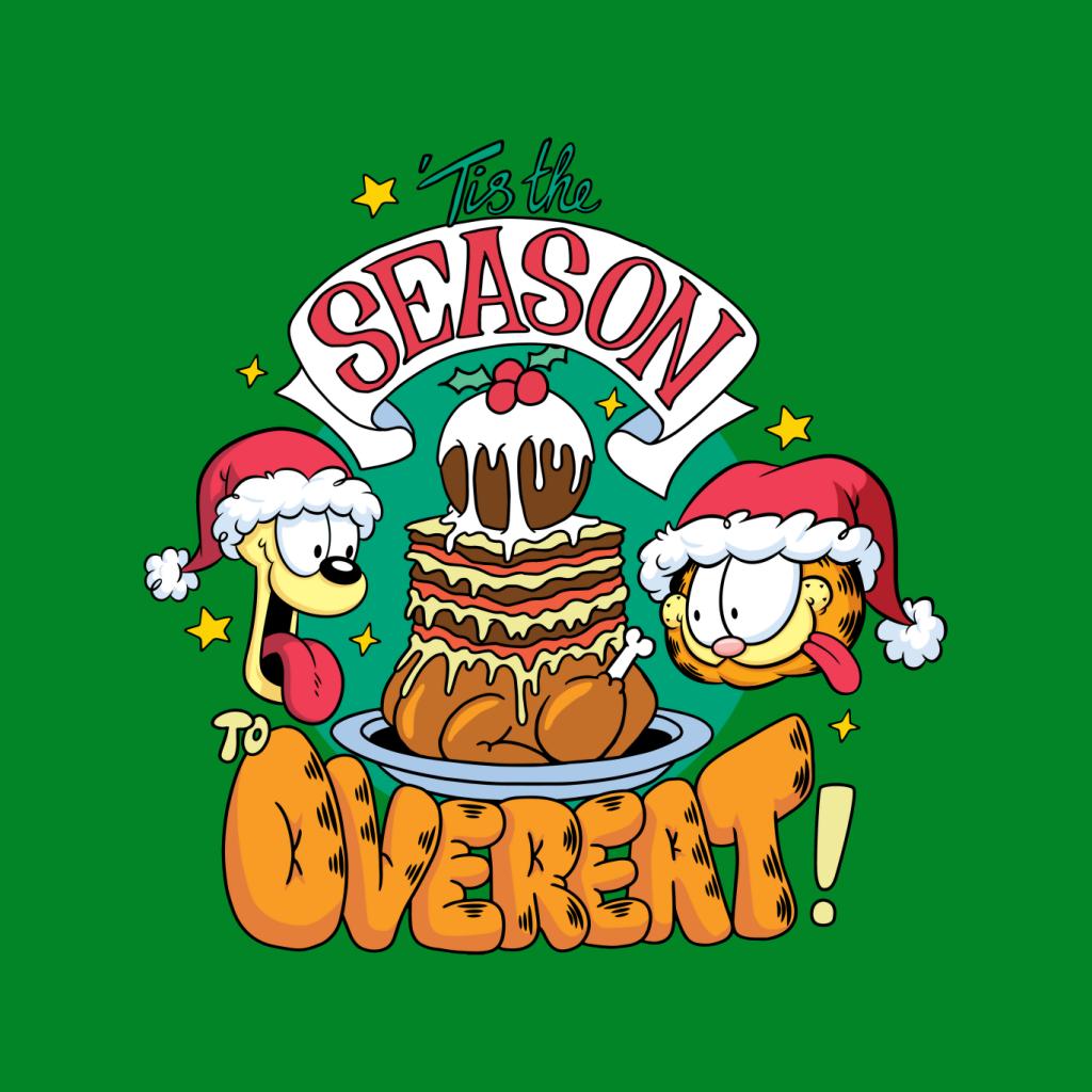 Garfield Christmas Tis The Season To Overeat Kid's Sweatshirt-ALL + EVERY