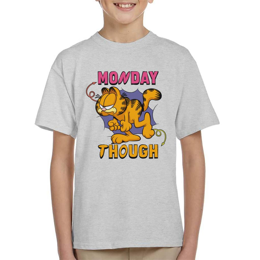 Garfield Monday Though Kid's T-Shirt-ALL + EVERY