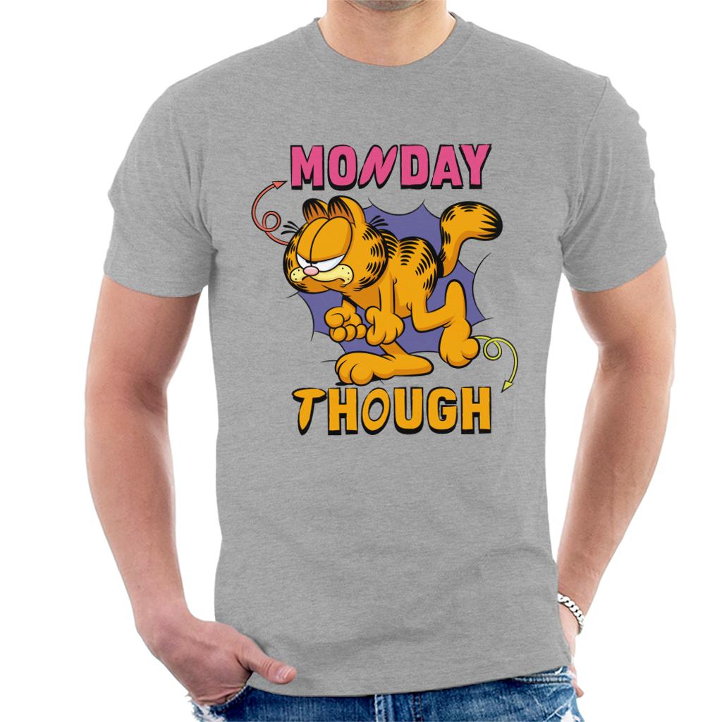 Garfield Monday Though Men's T-Shirt-ALL + EVERY