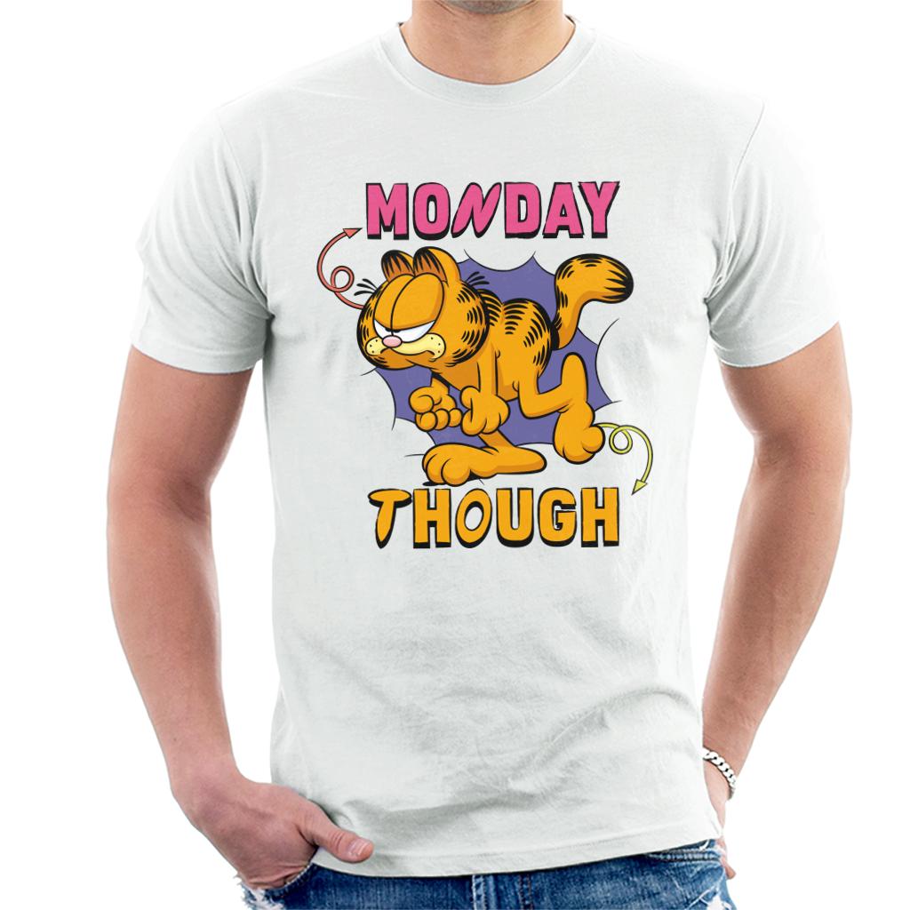 Garfield Monday Though Men's T-Shirt-ALL + EVERY