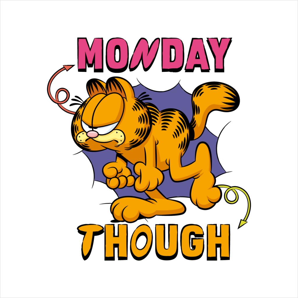 Garfield Monday Though Men's T-Shirt-ALL + EVERY