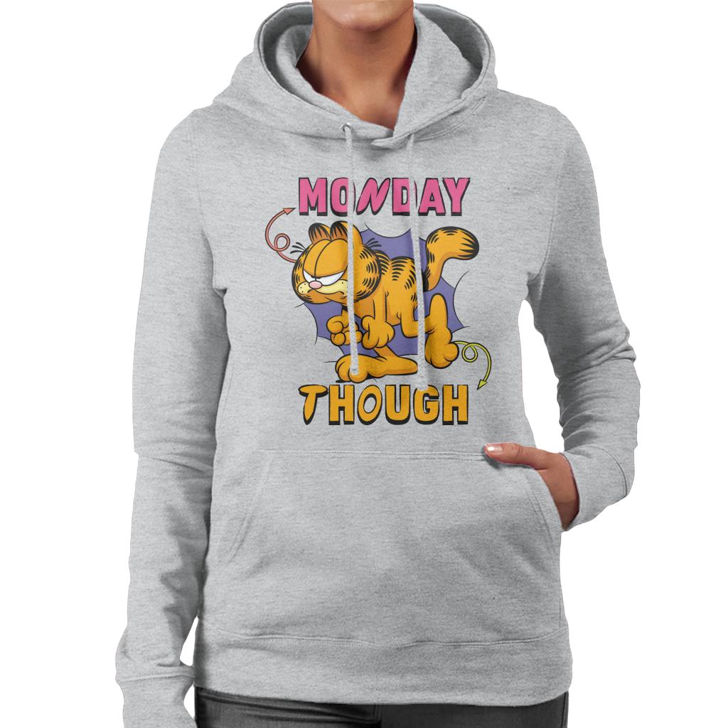 Garfield Monday Though Women's Hooded Sweatshirt-ALL + EVERY