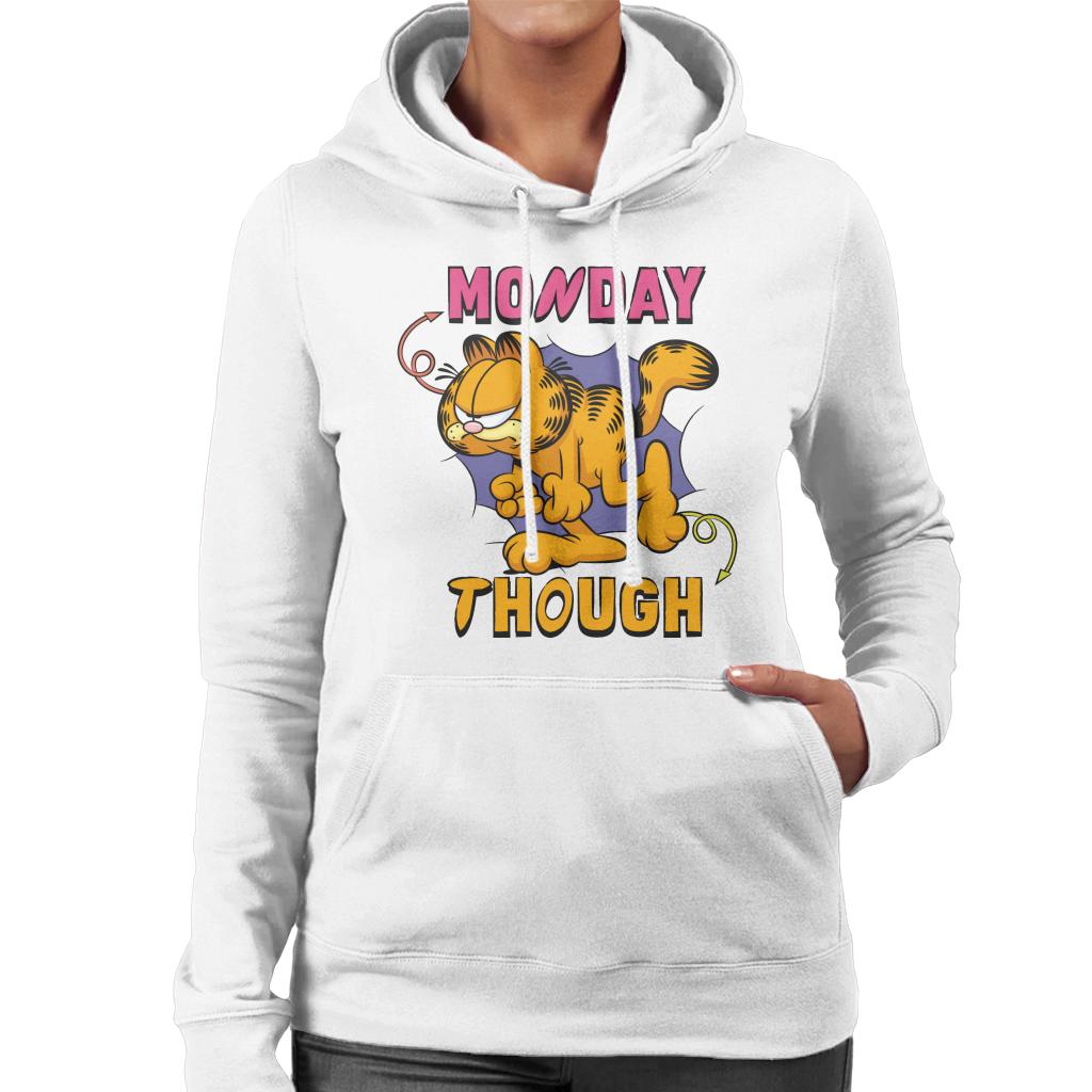 Garfield Monday Though Women's Hooded Sweatshirt-ALL + EVERY